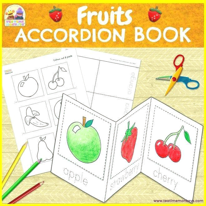 Fruit accordian book 